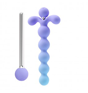 MizzZee - Floral Anal Massager (Chargeable - Purple)